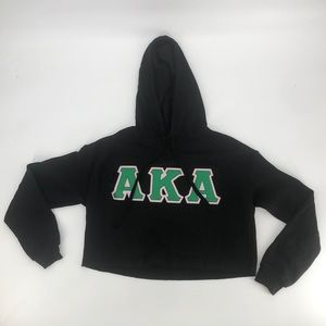 Alpha Kappa Alpha Cropped Hoodie